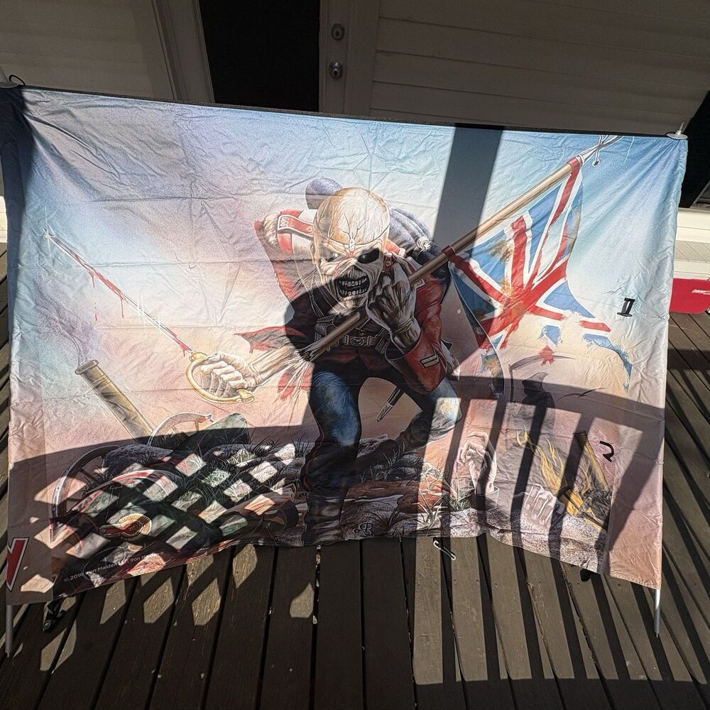 Iron Maiden: ‘Trooper’ FieldCandy SOLD OUT Ltd. 2-3 Person Camping Festival Tent - Picture 2 of 8